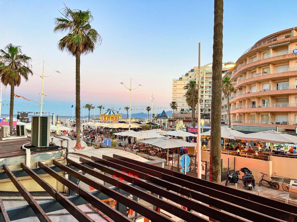 Appartement Vue Mer Parking Prive Place Med Canet-en-Roussillon Exterior photo